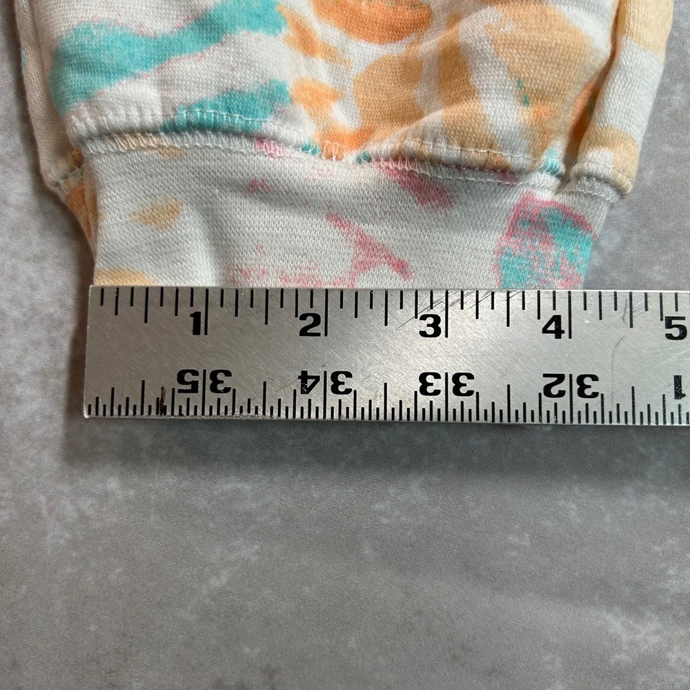 Dreamsicle Orange Bloom Tie Dye Joggers Fleece Pants Medium NWT LP5803 - Picture 6 of 7